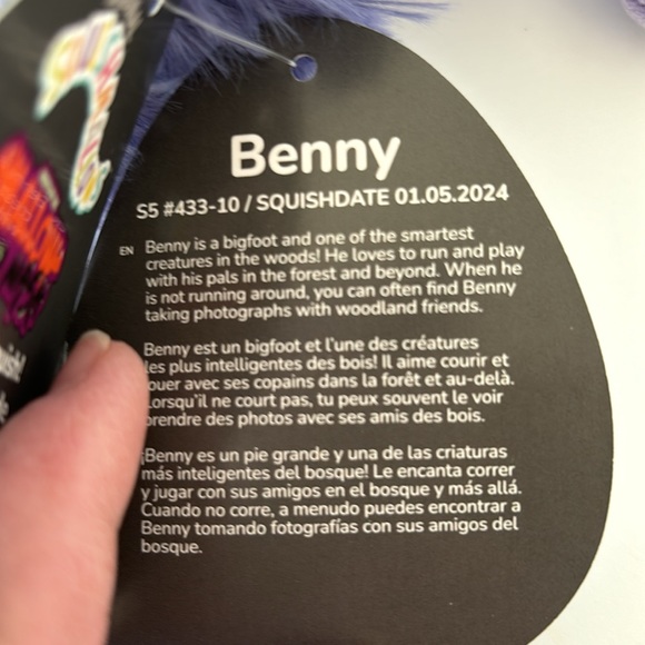 Benny the Zombie Mallow Mash squishmallow - Picture 6 of 7